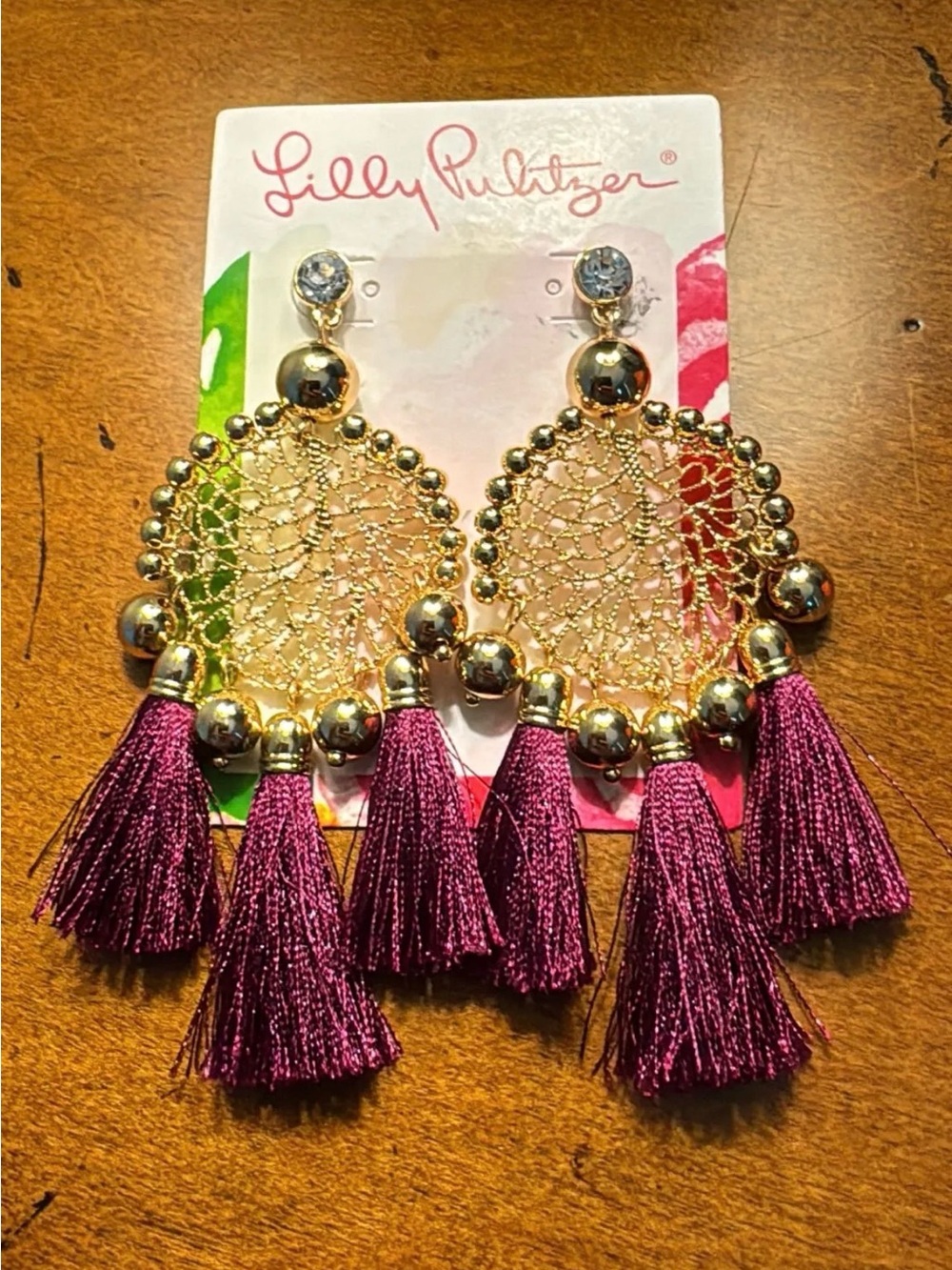 Lilly Pulitzer Sea Dreamer Earrings NWT